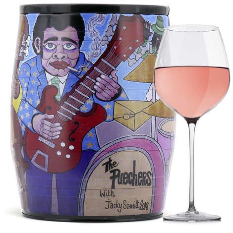 Puech Haut Le Benjamin in a Bib Art Rose Wine - Jacky Schmitt