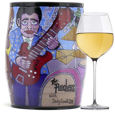 Puech Haut Le Benjamin in a Bib Art White Wine - Jacky Schmitt