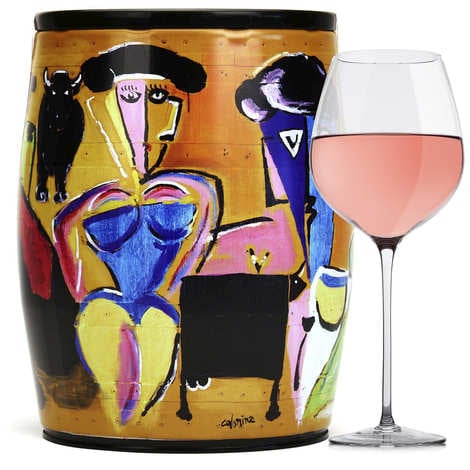 Puech Haut Le Benjamin in a Bib Art Rose Wine - Jorge Colomina