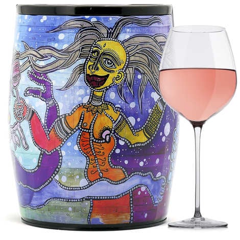 Puech Haut Le Benjamin in a Bib Art Rose Wine - Michael Relave