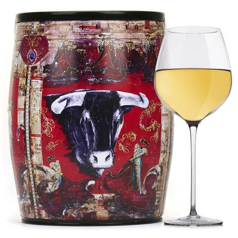 Puech Haut Le Benjamin White Wine in a Bib'Art - Nicole Di Meo