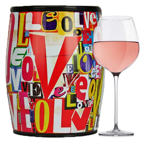 Puech Haut Le Benjamin Rose Wine in a Bib'Art - Thierry Spada