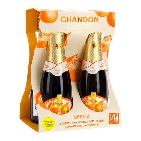 CHANDON Garden Spritz Pack of 4 Mini Bottles of 18,7cl ea.