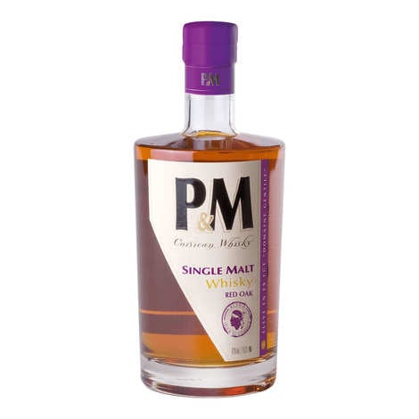 P&M Single Malt Red Oak Whisky from Corsica 42%