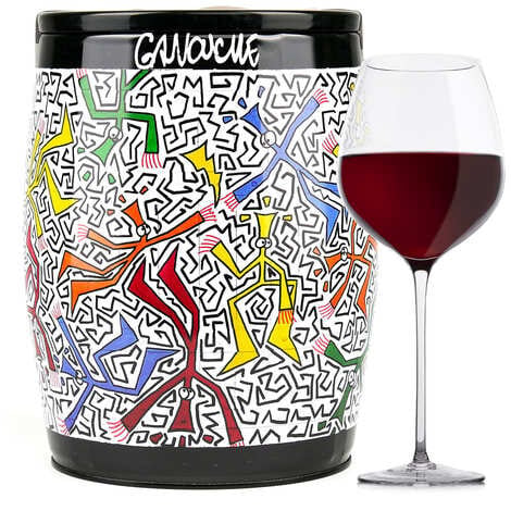 Bib'Art Ganouche red wine Le Benjamin de Puech Haut