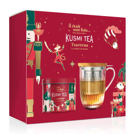 Tsarevna organic gift box with tea pot