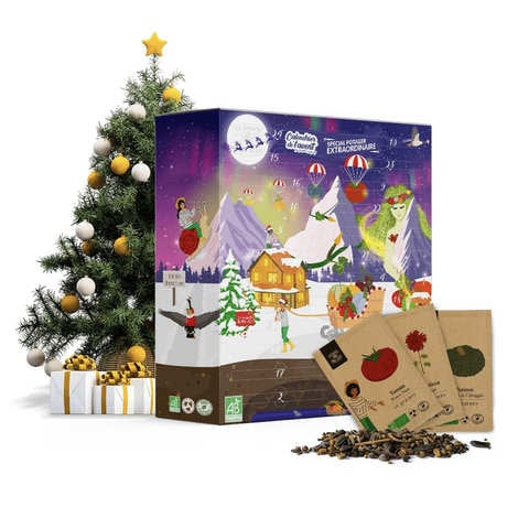 Extraordinary Vegetable Garden Advent Calendar - 26 organic seeds (The calendar)