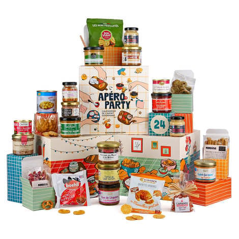 Apero Party Advent Calendar - 24 alcohol-free gourmet products (The gourmet calendar)