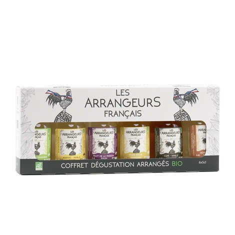 French Aromatic Rum and Armagnac Tasting Set - 6 Organic Aromatic Rums and Armagnacs (Box of 6 mignonettes (5cl))