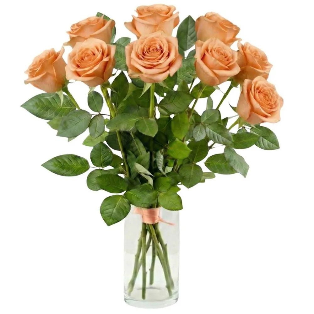 9 tea roses