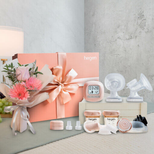 Hegen PCTO Double Electric Breast Pump with Flower