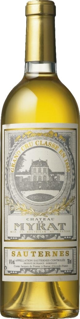 Château de Myrat - Cru Classe 2016 Sauternes - aoc