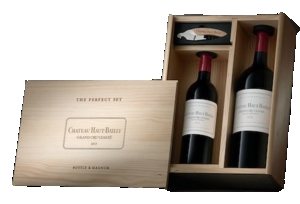 Magnum box, bottle & corkscrew 2015 Pessac-Leognan - aoc