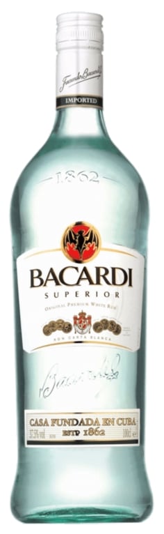 Rum Bacardi Carta Blanca Cuba