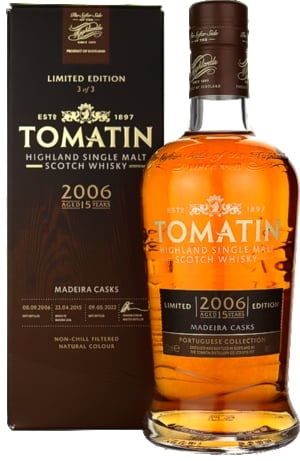 Whisky Tomatin 15 Ans Portug. Col. Madeira Casks Whisky