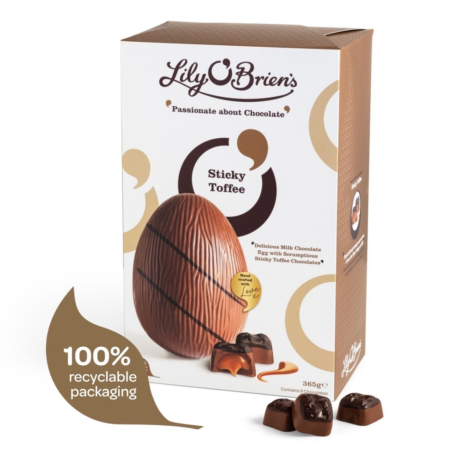 Sticky Toffee Milk Chocolate Egg, 365g