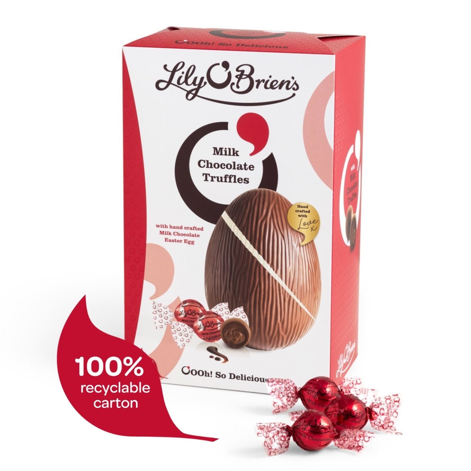 Milk Chocolate Egg with 5 Milk Chocolate Truffles, 268g