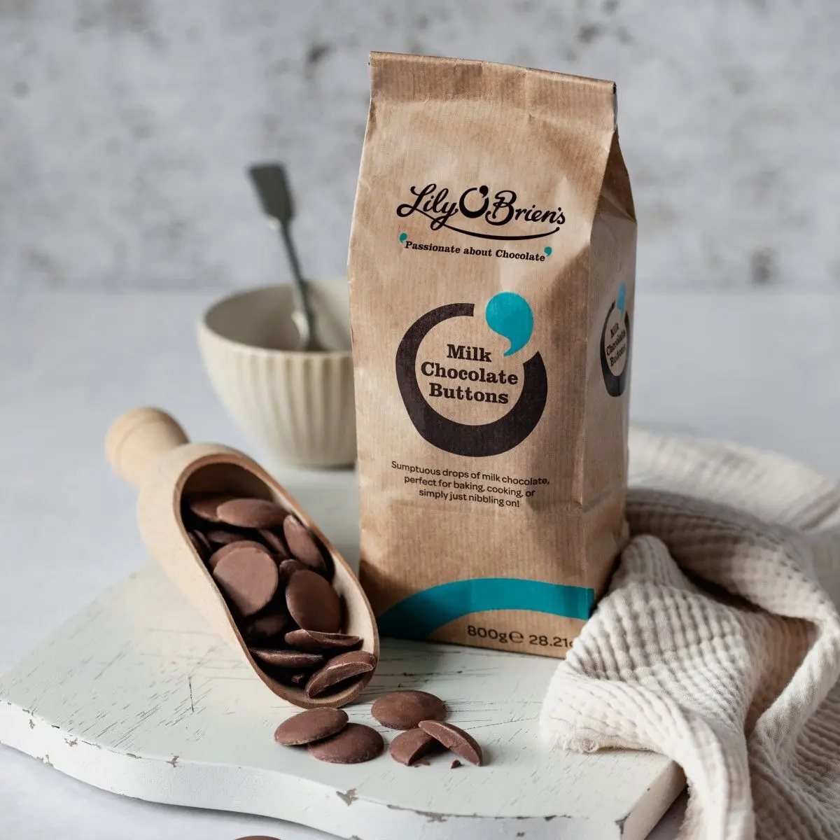 Milk Chocolate Drops for Baking, 800g