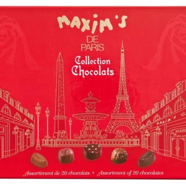 Maxims 20 Chocolates Paris Box