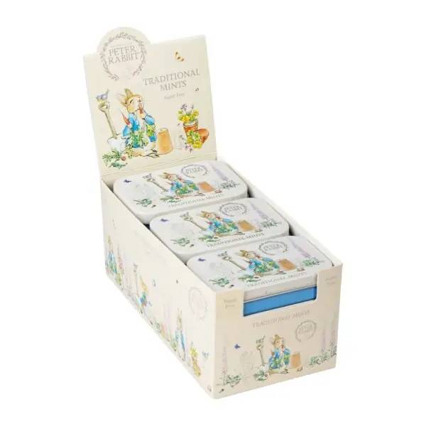 NEW ENGLISH TEAS Beatrix Potter Peter Rabbit Tin  Traditional Mints 35g (2 Quantity)