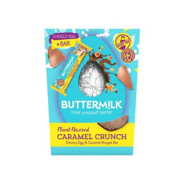 BUTTERMILK Caramel Crunch Choccy Egg & Caramel Nougat Snack Bar 180g