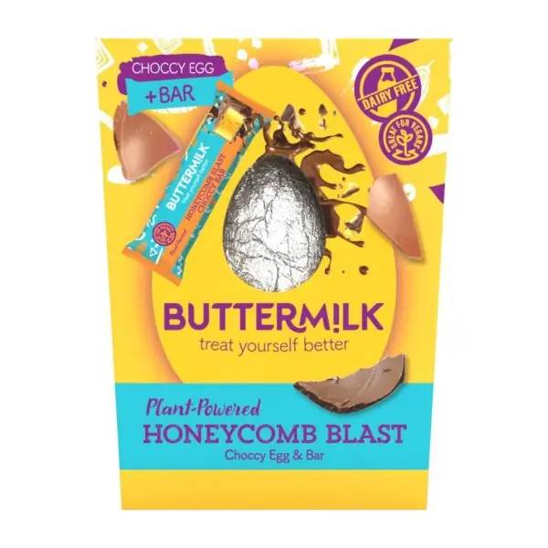 BUTTERMILK Honeycomb Blast Choccy Egg & Snack Bar 175g