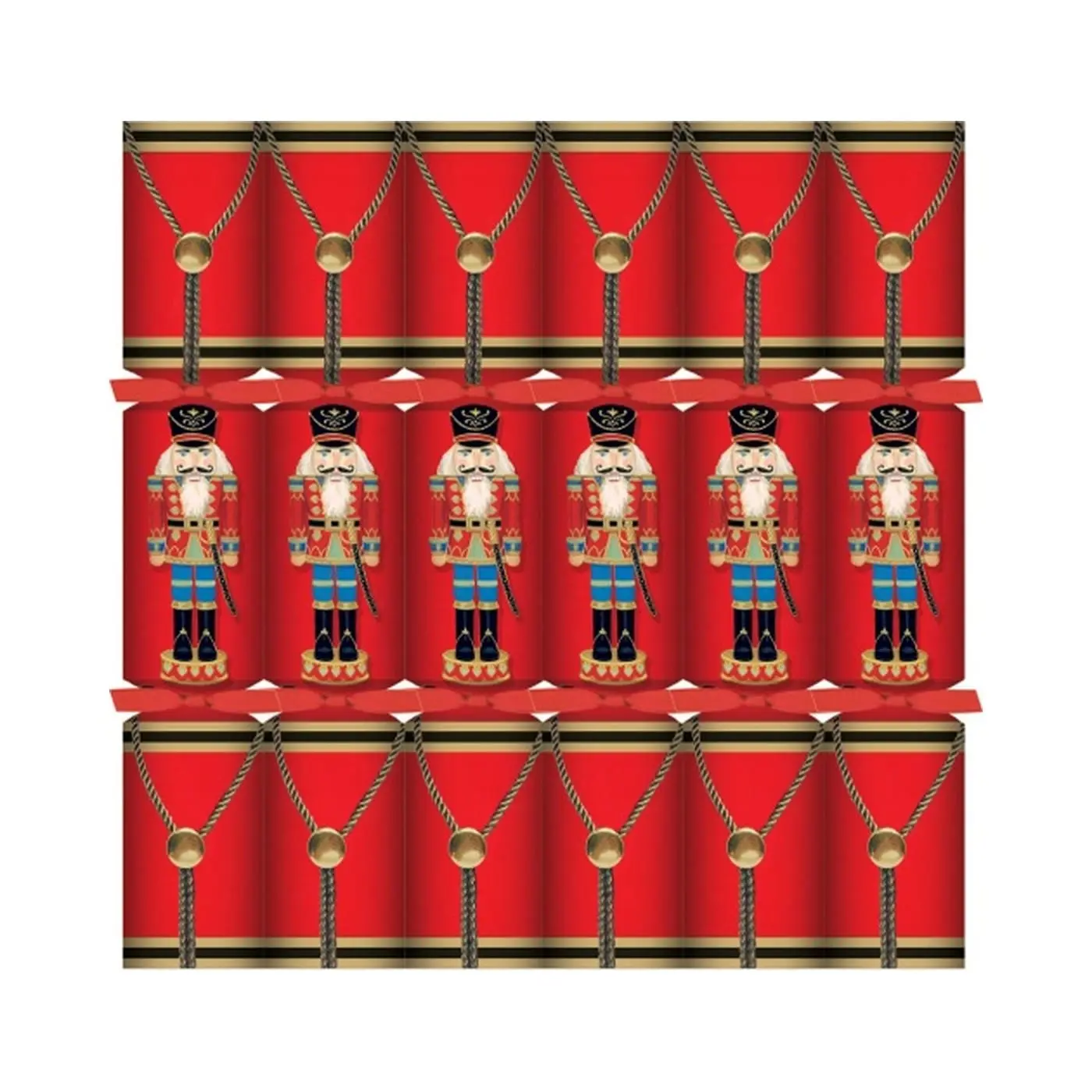 Caspari Nutcracker Drum Christmas Crackers