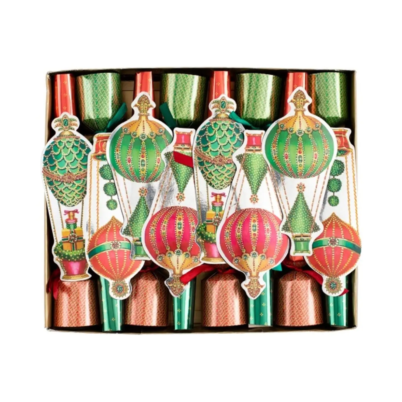 Caspari Christmas in the Air Christmas Crackers