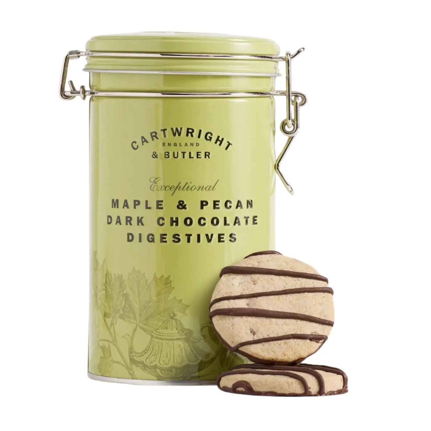 Cartwright &amp; Butler Maple &amp; Pecan Dark Chocolate Digestive Tin