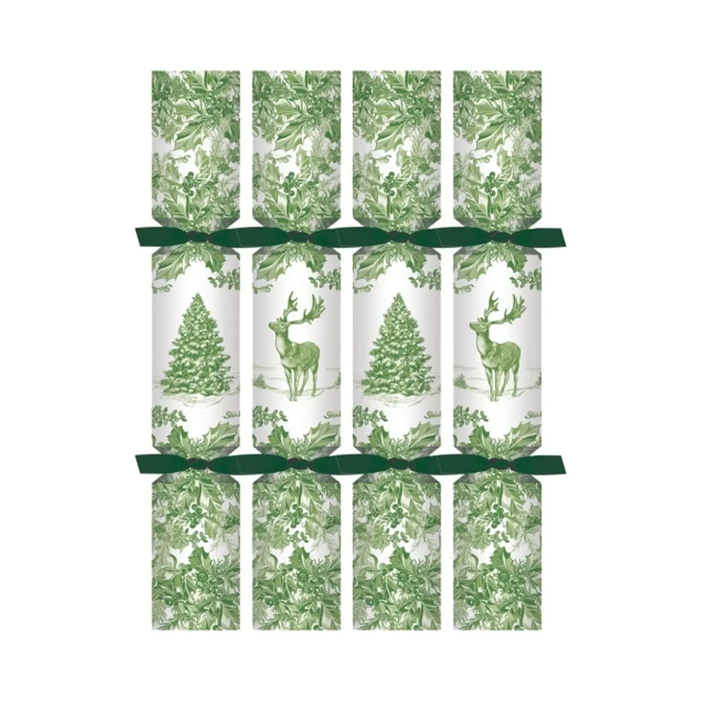 Caspari Christmas Toile Christmas Crackers