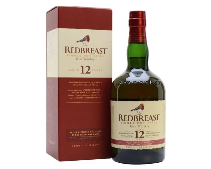 Redbreast 12 Year Old Single Pot Still 70cl