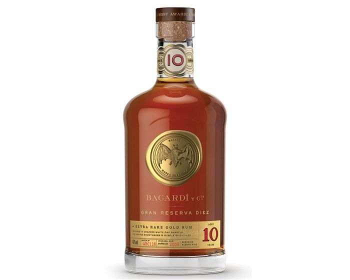 Bacardi Gran Reserva Diez 10 Year Old 70cl