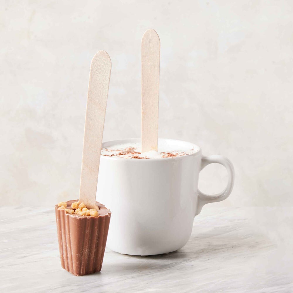Chocolate Fudge Hot Chocolate Spoon Duo