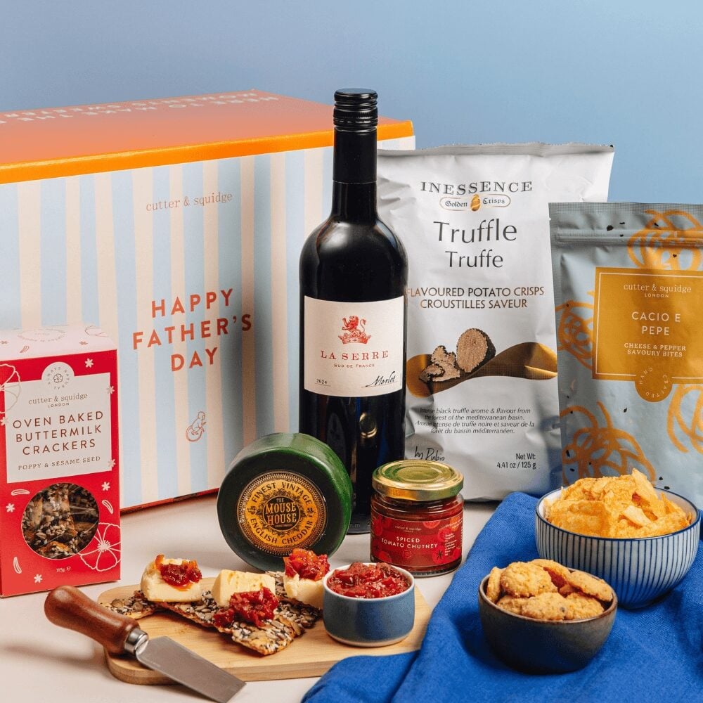 Father's Day Red Wine and Cheese Hamper