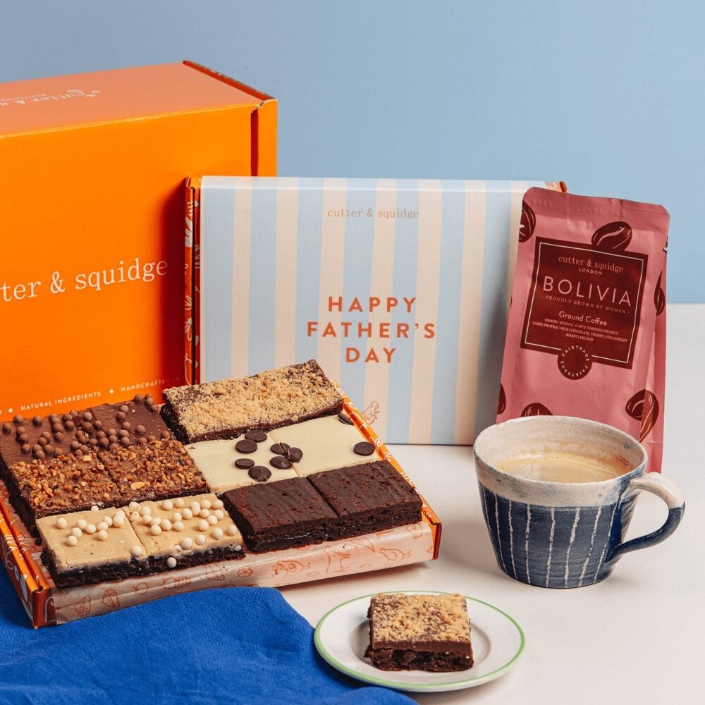 Father's Day Brownies and Coffee Gift Box
