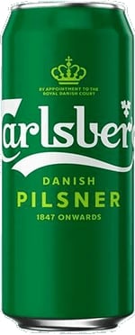 Carlsberg Danish Pilsner Larger 24 Pack -50cl Can