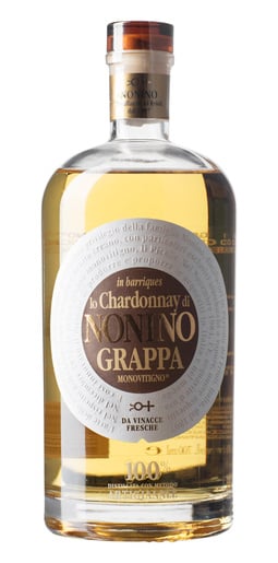 Nonino Grappa Monovitigno Chardonnay barrels