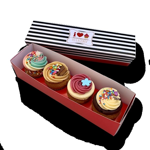 Box of 4 Classic Cupcakes
