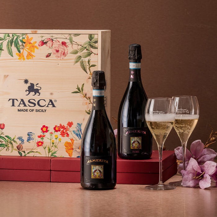 Hamper 044 - Almerita Brut, Almerita Rose & 2 Glasses