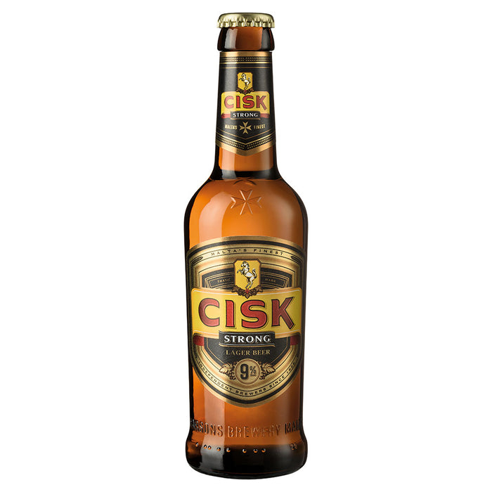 Cisk Strong Premium Lager Glass Bottle - Case of 24