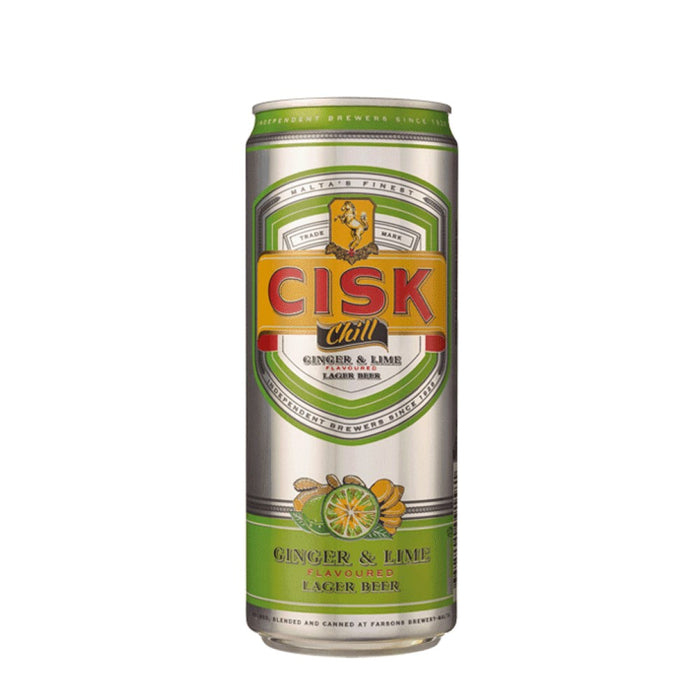 Cisk Chill Ginger & Lime Can - Case of 24
