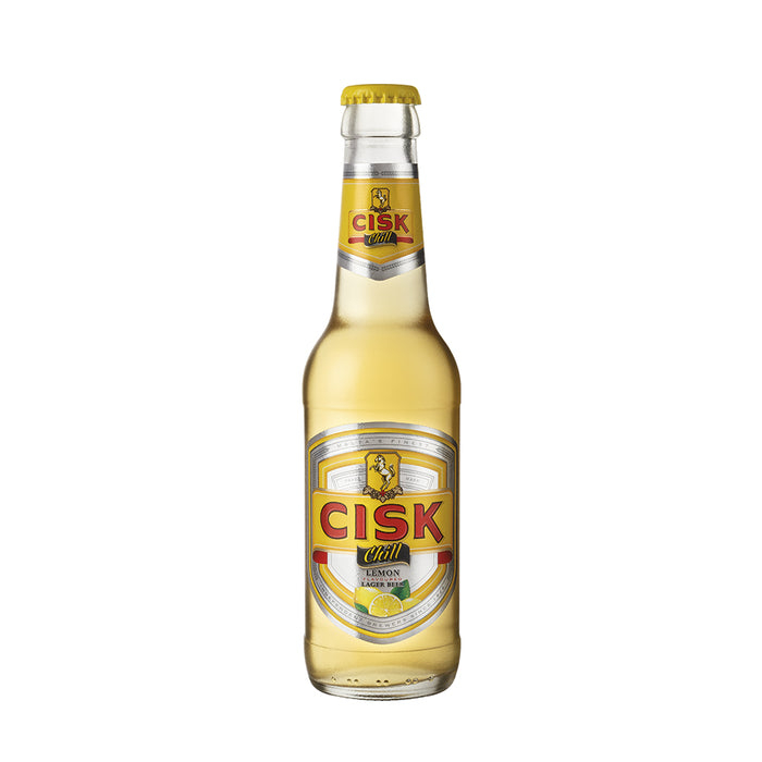 Cisk Chill Lemon Glass Bottle - Case of 24