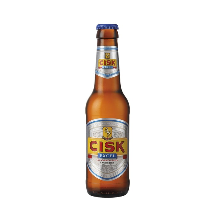 Cisk Excel Low-Carbohydrate Lager Glass Bottle - Case of 24