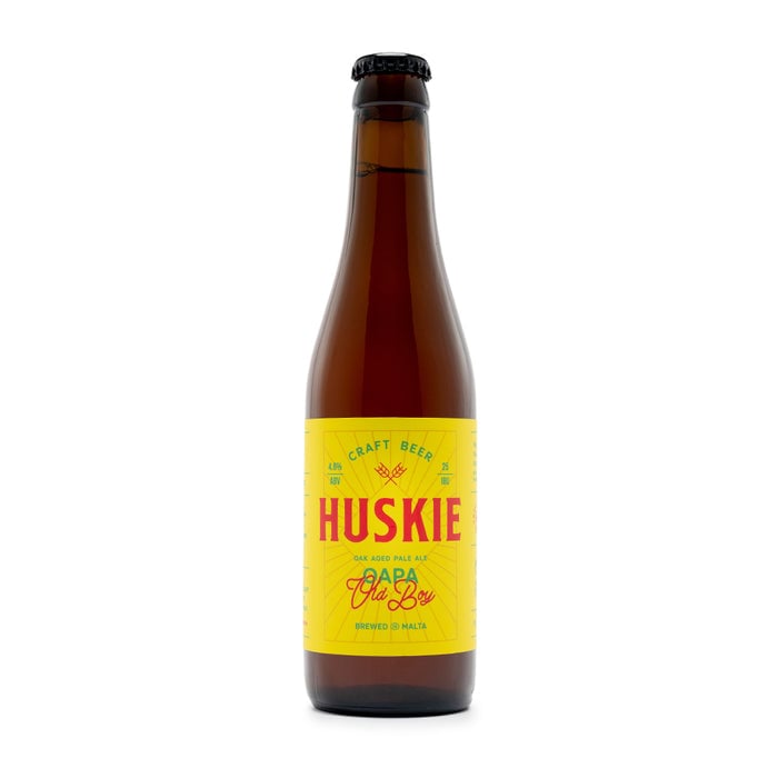 Huskie Old Boy Pale Ale glass bottle - Case of 15