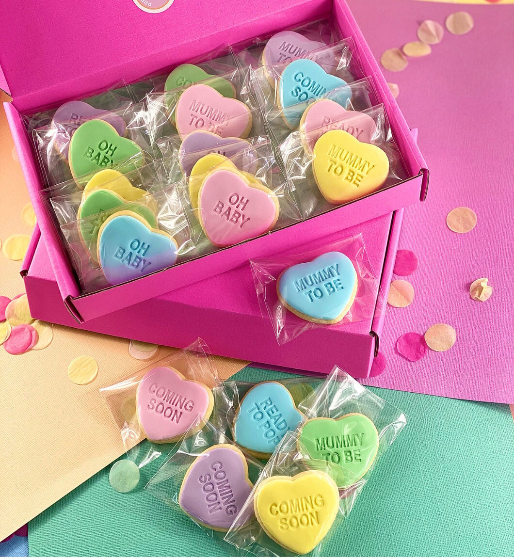 Mini Heart Baby Cookies (12 pack)