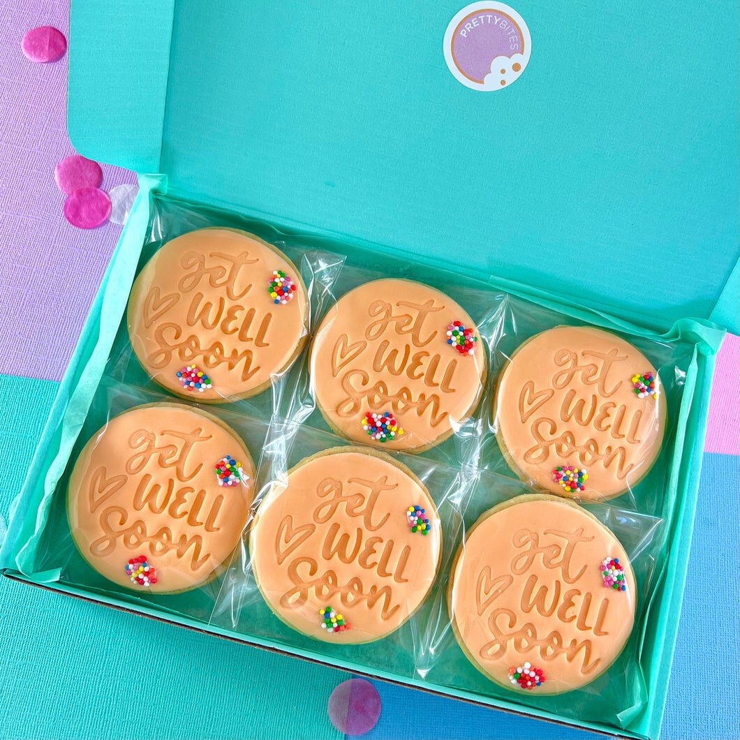 Get Well Soon Cookies ((6 pack))