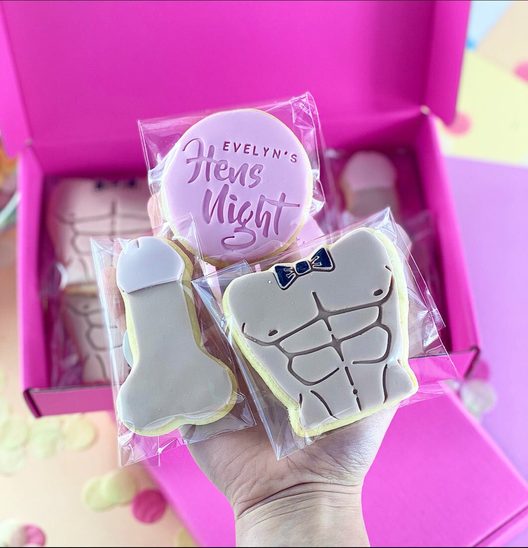 Hens Cookie Box (12 PACK)