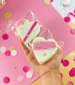 Design Your Own HEART Cookies (6 pack)