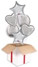 White Party Bouquets (2x Bunch of 6 Balloons (12 Balloons))