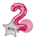 Large Pink Shape Balloon No 3 (3 Balloons Gift Boxed)